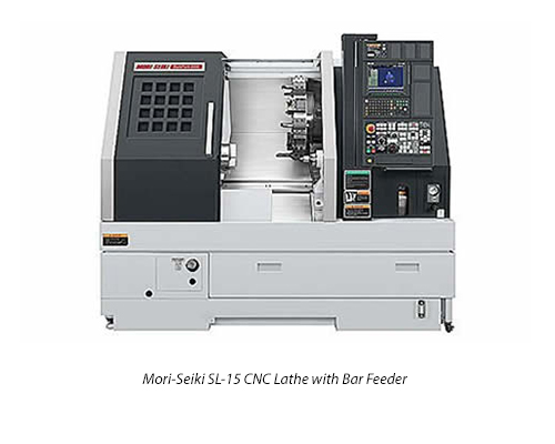 Mori-Seiki SL-15 CNC Lathe with Bar Feeder